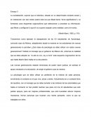 La socialización, supone que el individuo, situado en un determinado contexto social