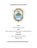 Aspectos Mínimos Que Debe Contener Un Modelos Educativo Institucional