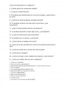 Ensayo de ¿Cómo te describirías en 3 adjetivos?