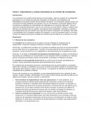 Importancia y costos relevantes en el control de inventarios