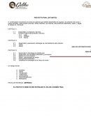 Proyecto final. Apuntes