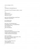 Programación un código en JAVA