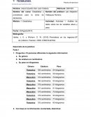 Análisis de datos sobre las de variables altura y peso.