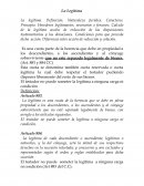 SUCESIONES TESTAMENTARIAS La Legitima