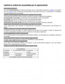 Capítulo 6: análisis de necesidades por la segmentación