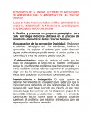 DISEÑO DE ACTIVIDADES DE APRENDIZAJE PARA EL APRENDIZAJE DE LAS CIENCIAS SOCIALES