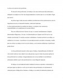 Ejemplo de La ética en el ejercicio de la profesión.