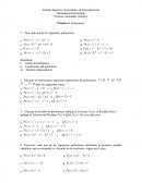 Trabajo escrito. Matemática Instrumental.