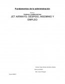 Antecedentes del problema de negociacion de Jet airway