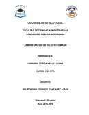 MONOGRAFIA ADMINISTRACIÓN DE TALENTO HUMANO