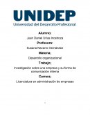 Investigación sobre una empresa y su forma de comunicación interna