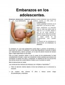 Administracion Embarazos en los adolescentes.