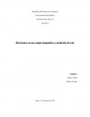 Electrones en un campo magnético y medición de e/m