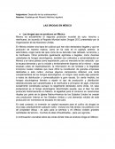 SINTESIS LAS DROGAS EN MÉXICO