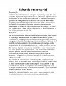 Ensayos: Soberbia empresarial