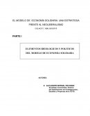 Como se da EL MODELO DE ECONOMÍA SOLIDARIA UNA ESTRATEGIA