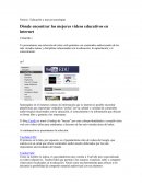 Donde encontrar los mejores videos educativos