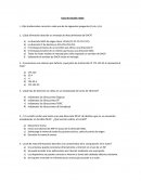 Elija la alternativa correcta a cada una de las siguientes preguntas