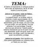 Jehova es mi Pastor(Prédica)