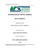 INTEGRACIÓN DE CAPITAL HUMANO.