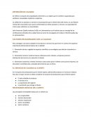 Calidad en el servicio y productos turisticos