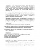 Artículos constitucionales 28-38 resumidos