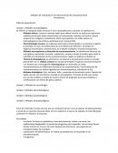 Métodos de Evaluación en las Neurociencias del Comportamiento