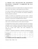 SOCIALIZACIÓN DEL DIAGNÓSTICO SITUACIONAL, VALIDACIÓN Y ELABORACIÓN DEL PLAN LOCAL DE SALUD