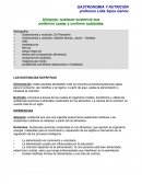 GASTRONOMIA Y NUTRICIÓN