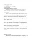 Línea de trabajo: Informe de prácticas profesionales