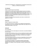 REPORTE DE ENTREVISTA Y DEFINICION DE CATEGORIAS SOCIALES EN TORNO A LA PRÁCTICA EDUCATIVA