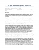 Lo que realmente quiere el tío Sam.