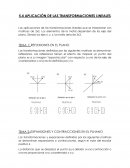 Teorema APLICACIÓN DE LAS TRANSFORMACIONES LINEALES