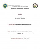 Planificación de Recursos Humanos de la Empresa PRONACA S.A
