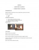 INVENTOS CON LA FÍSICA.Observar las diferencias entre los cambios físicos y químicos de la materia.