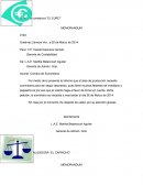 Bufete de contaduría “EL EURO” MEMORANDUM