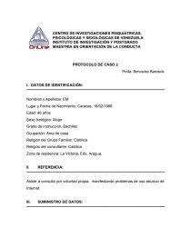 COMO SE DA EL CENTRO DE INVESTIGACIONES PSIQUIÁTRICAS, PSICOLÓGICAS Y SEXOLÓGICAS DE VENEZUELA. Página 1