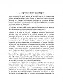 La virginidad de las estrategias
