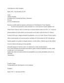 Oficio de apelación a una mala sanción