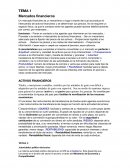 TEMA 1 Mercados financieros