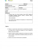 Actividad Introducción a los Sistemas de Calidad