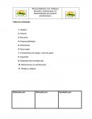 Procedimiento de trabajo seguro: operación y/o mantención de equipo energizado