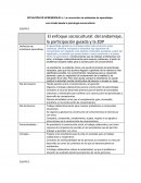 El enfoque sociocultural: del andamiaje, la participación guiada y la ZDP