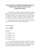 EXPLIQUE CÓMO SE PUEDE MEDIR EXPERIMENTALMENTE LA INTENSIDAD DEL CAMPO ELÉCTRICO CERCA DE CONDUCTOR CARGADO
