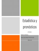 Instrucciones: Estadística y pronósticos