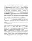 Modelo de contrato servicios profecionales