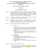 Reglamento de grados y titulos de la universidad nacional de la amazonia peruana (UNAP)