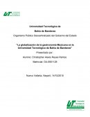 La globalizacion en la gastronomia.