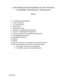 Contabilidad Gubernamental y Presupuestaria