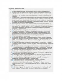 NEGOCIOS INTERNACIONALES. Página 1
